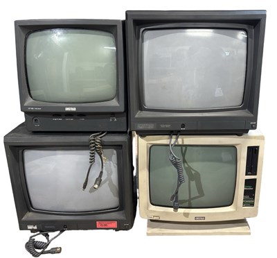 Lot 439 - Four vintage AMSTRAD computer monitors