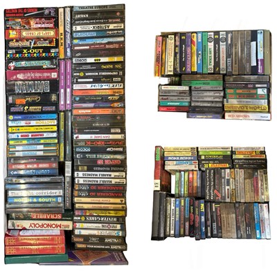 Lot 445 - A large collection of AMSTRAD game cassettes