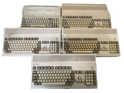 Lot 469 - Five vintage computer keyboards, to include...