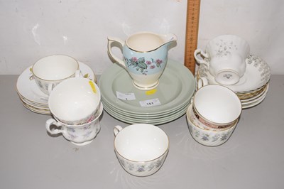 Lot 1 - Mixed Lot: Various tea wares