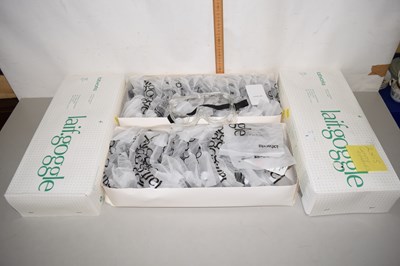 Lot 5 - Two boxes of safety goggles