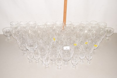 Lot 10 - Collection of Stuart and other clear drinking...