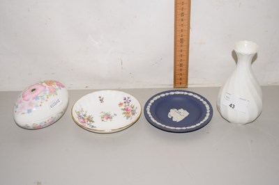 Lot 43 - Wedgwood Jasper ware dish and other assorted...