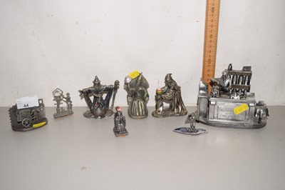 Lot 44 - A collection of pewter Mystic Legend figures...