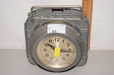 Lot 53 - A vintage clock marked Benzing