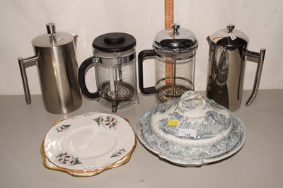 Lot 148 - Mixed Lot: Four various coffee percolators and...