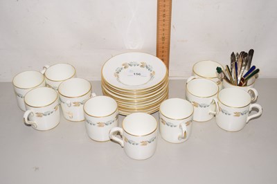 Lot 156 - A Coalport part tea set