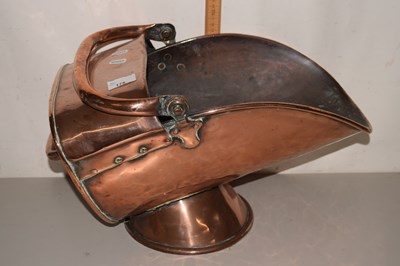Lot 175 - A copper coal chute