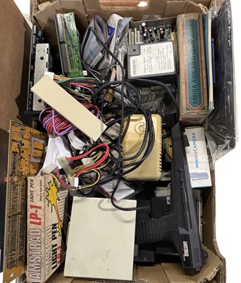 Lot 472 - A large box of various computer building /...
