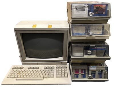 Lot 454 - A Commodore computer set-up, to include 1084S...