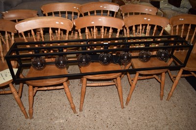 Lot 265 - A seven bulb hanging lamp