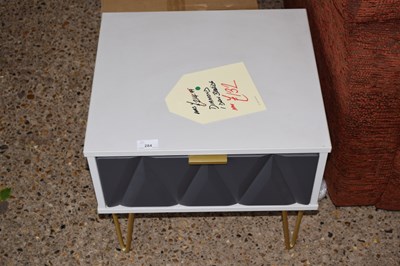 Lot 284 - A Diamond single drawer bedside cabinet