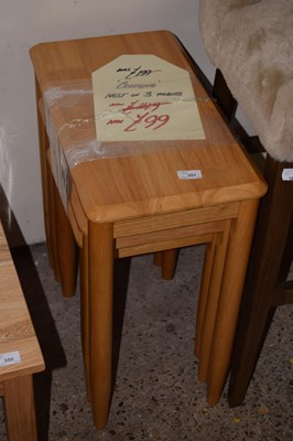 Lot 351 - An as new Cologne nest of three tables