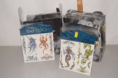 Lot 525 - Two boxes of temporary tattoos