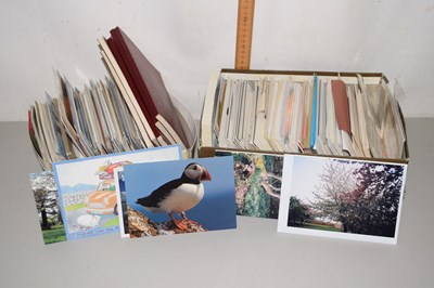 Lot 547 - Two boxes of assorted postcards