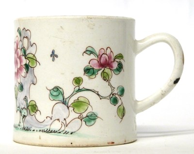 Lot 276 - A Bow porcelain coffee can circa 1760 with...