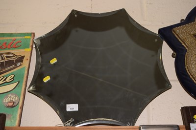 Lot 551 - 20th Century octagonal wall mirror with...