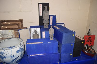 Lot 581 - A collection of boxed Chinese reproduction...