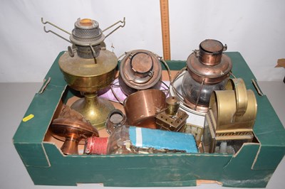 Lot 657 - Mixed Lot: Oil lamps, various lanterns etc