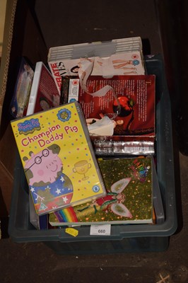 Lot 660 - A box of various DVD's