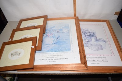 Lot 685 - Group of framed studies of decorated bathtubs...