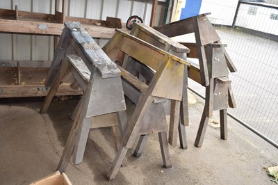 Lot 358 - Mixed Lot: Saw horses