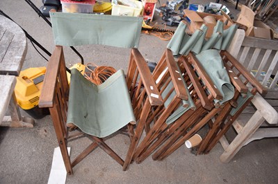 Lot 377 - Four folding chairs