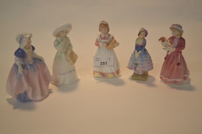 Lot 351 - Royal Doulton Patricia M14 Figure and others