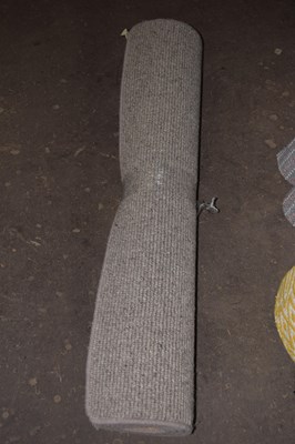 Lot 708 - A dark grey rug 180 x 120cm