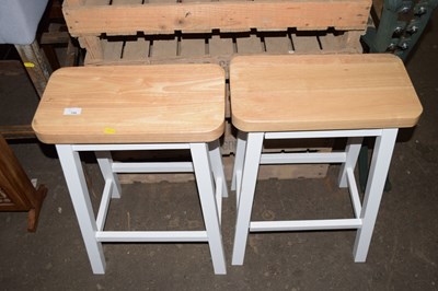 Lot 786 - Two modern wooden stools
