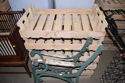 Lot 790 - Six stacking wooden fruit or potato trays