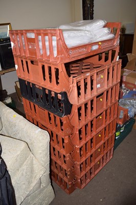 Lot 797 - A quantity of stacking bread trays and as new...