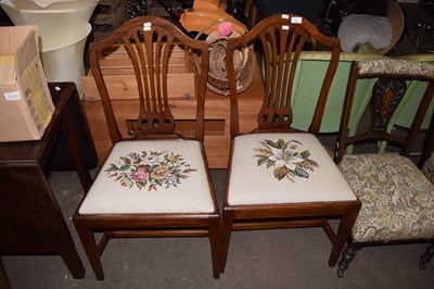 Lot 826 - A pair of 19th Century mahogany framed...