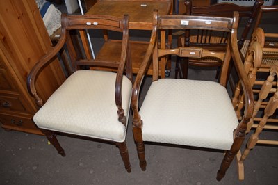 Lot 845 - Two similar early 19th Century mahogany bar...