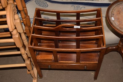 Lot 847 - A mahogany Canterbury