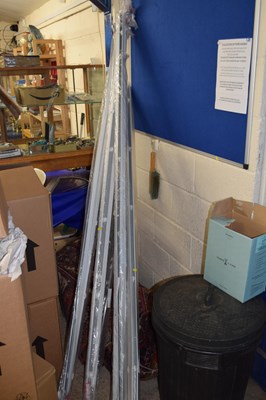 Lot 355 - Set of Studio matt white metal blinds