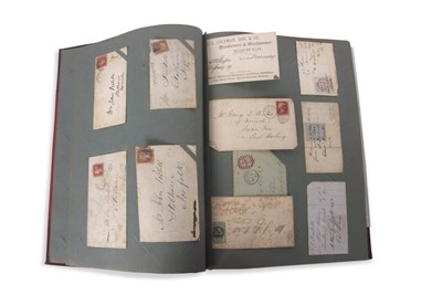 Lot 160 - Victorian Stamp Album GB Penny Reds &...