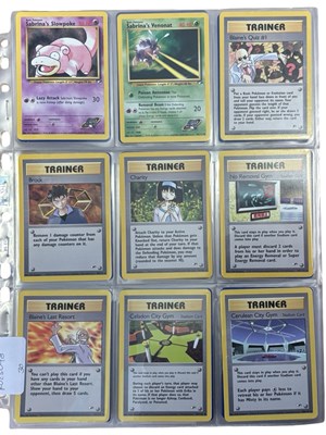 Lot 279 - Pokemon TCG 1999 - 2000 Gym Heroes cards,...