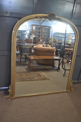 Lot 345 - A late 19th or early 20th Century overmantel...