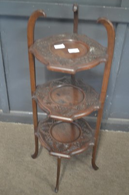 Lot 356 - A late 19th or early 20th Century hardwood...