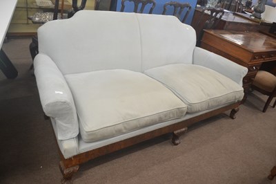 Lot 366 - An early 20th Century sofa with loose cushions...