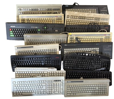 Lot 468 - A quantity of various vintage computer keyboards.
