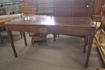 Lot 426 - A Georgian Revival mahogany serving table of...