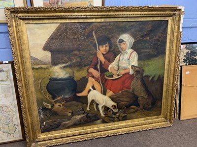 Lot 72 - H.T. Greetham (20th century) Children and...