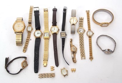 Lot 212 - Mixed Lot: Various wristwatches makers to...
