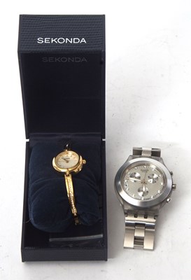 Lot 217 - Mixed Lot: Two wristwatches, one gents...