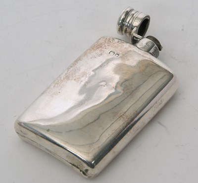 Lot 52 - An early 20th Century silver spirit flask of...