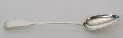 Lot 78 - A Victorian fiddle pattern basting spoon,...