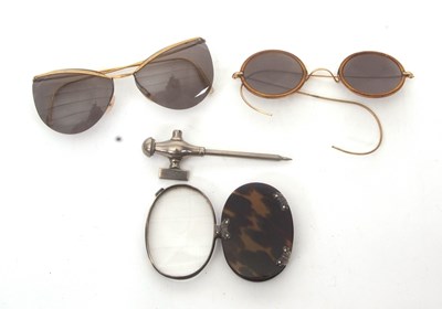 Lot 109 - Mixed Lot: An antique Georgian silver and...