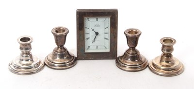 Lot 120 - Mixed Lot:  Two pairs of silver dressing table...
